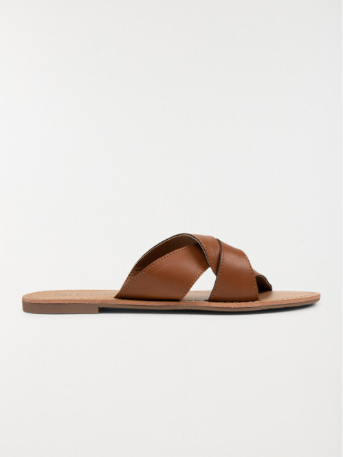 Mules brides entrecroisées femme (36-41)
