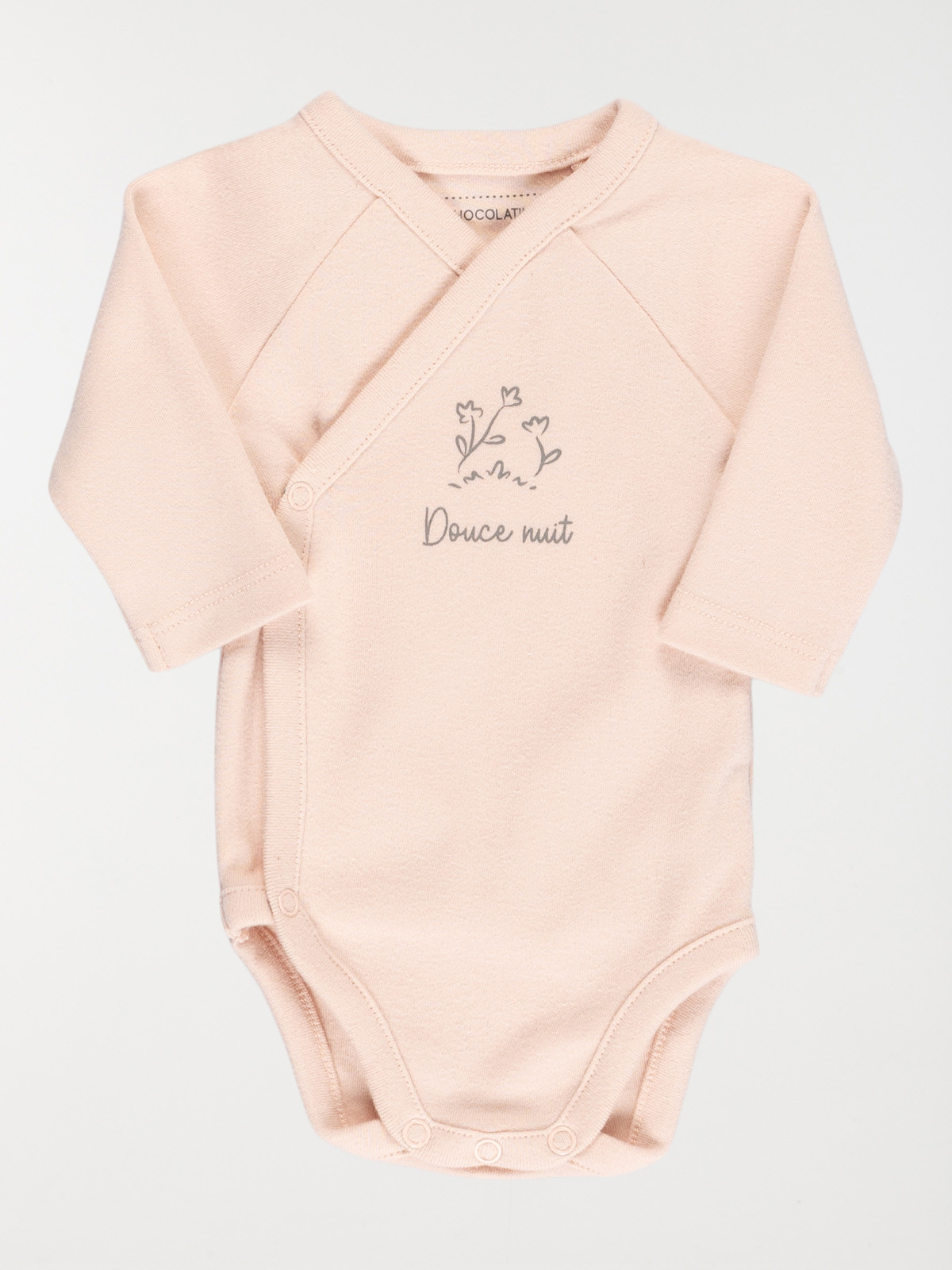 Bodies naissance fleurs fille (0-6 M)