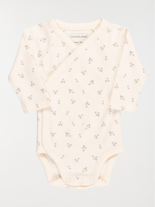 Bodies naissance fleurs fille (0-6 M)
