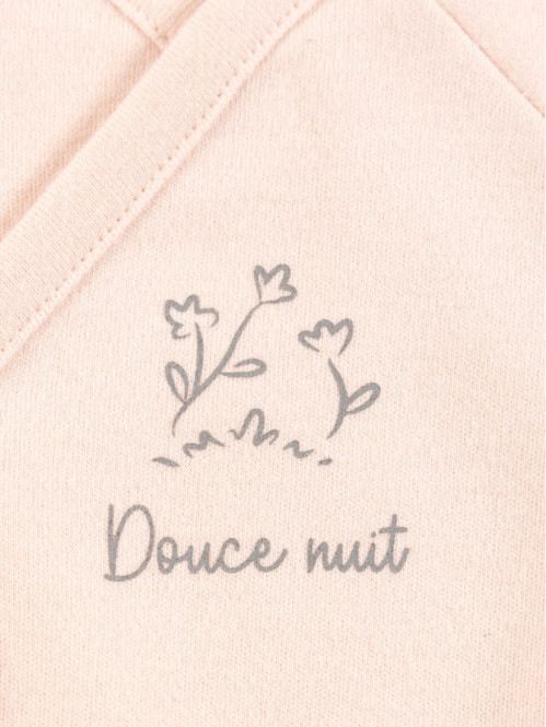 Bodies naissance fleurs fille (0-6 M)