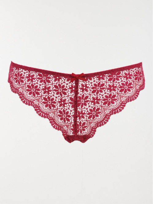 Tanga dentelle figue femme...