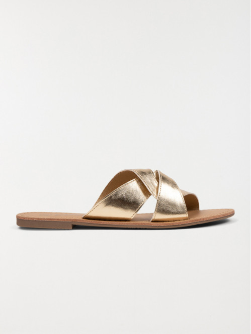 Mule femme brides entrecroisées (36-41)