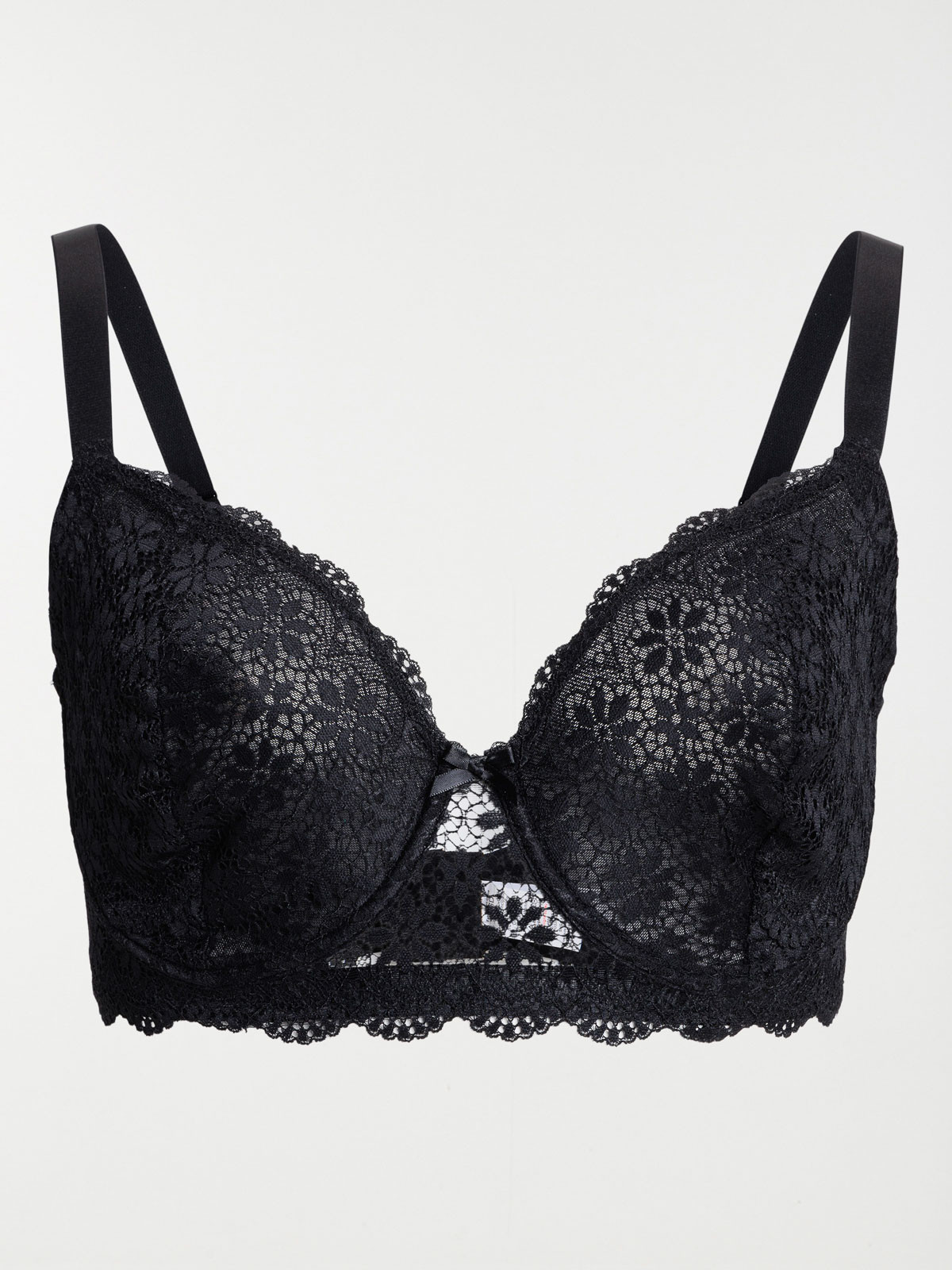 Soutien-gorge noir grande taille femme