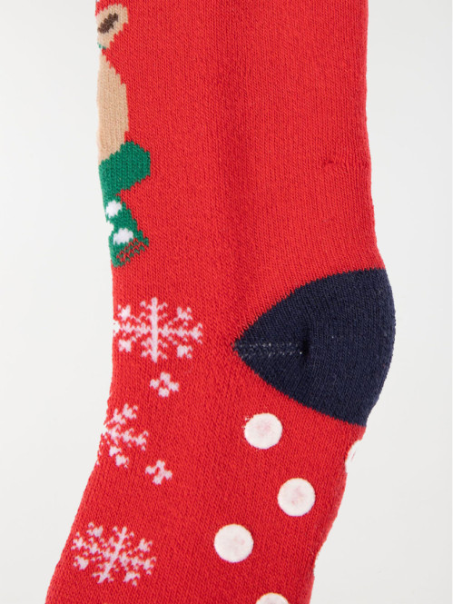 Chaussettes de Noël imprimées bébé Chaussettes de Noël imprimées bébé