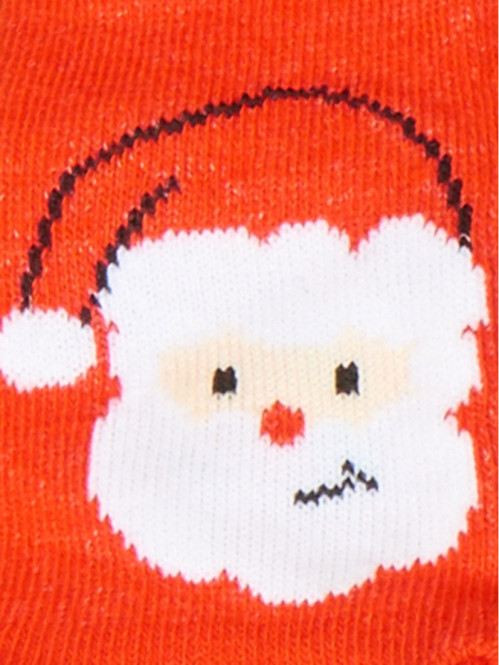 Chaussettes de Noël pieds formés bébé Chaussettes de Noël pieds formés bébé