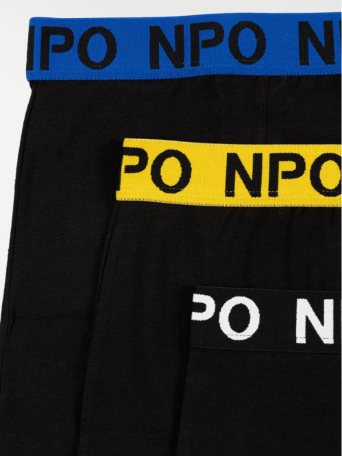 Lot de 3 boxers noirs homme