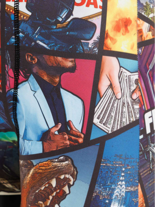 Shorty Freegun imprimé...