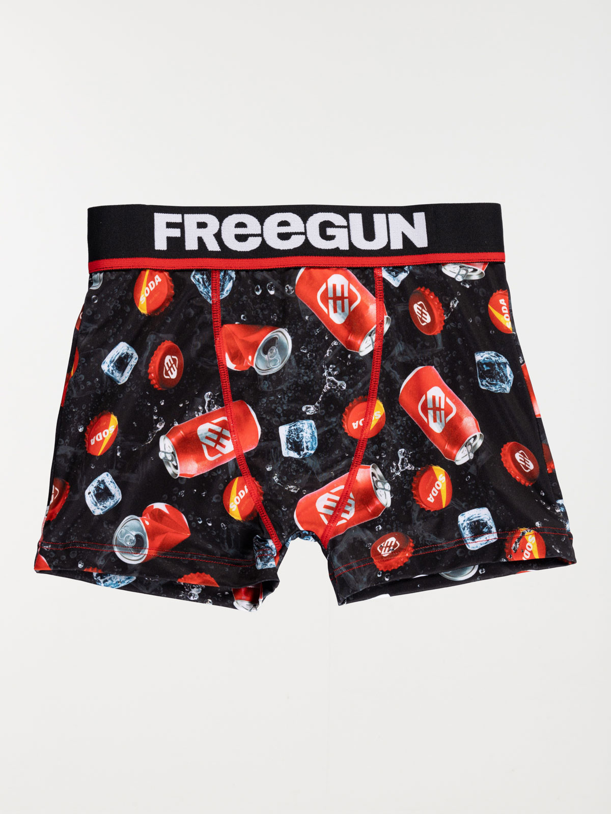 Boxer FREEGUN canettes garçon