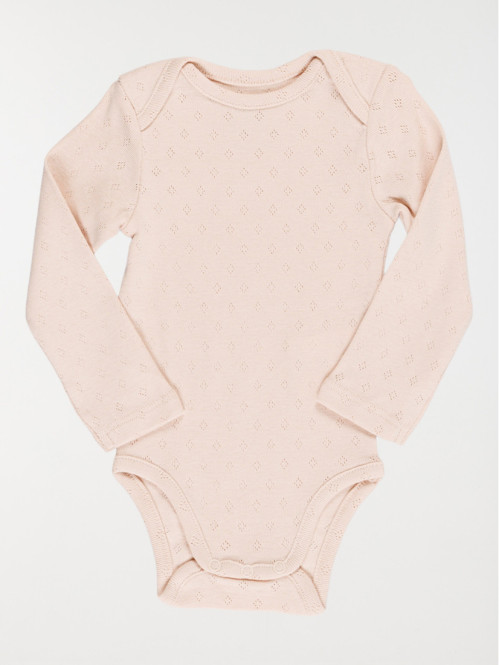 Lot de 3 bodies unis fille (3-24M) Lot de 3 bodies unis fille (3-24M)