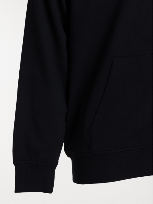 Sweat noir capuche grande...