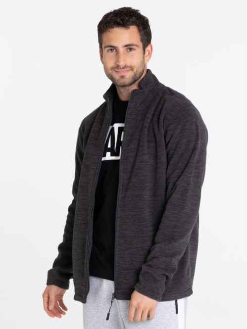 Sweat polaire zippé homme