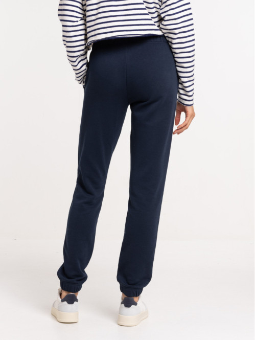 Pantalon sport marine navy femme