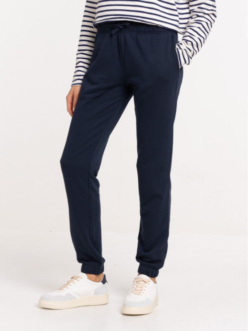 Pantalon sport marine navy femme