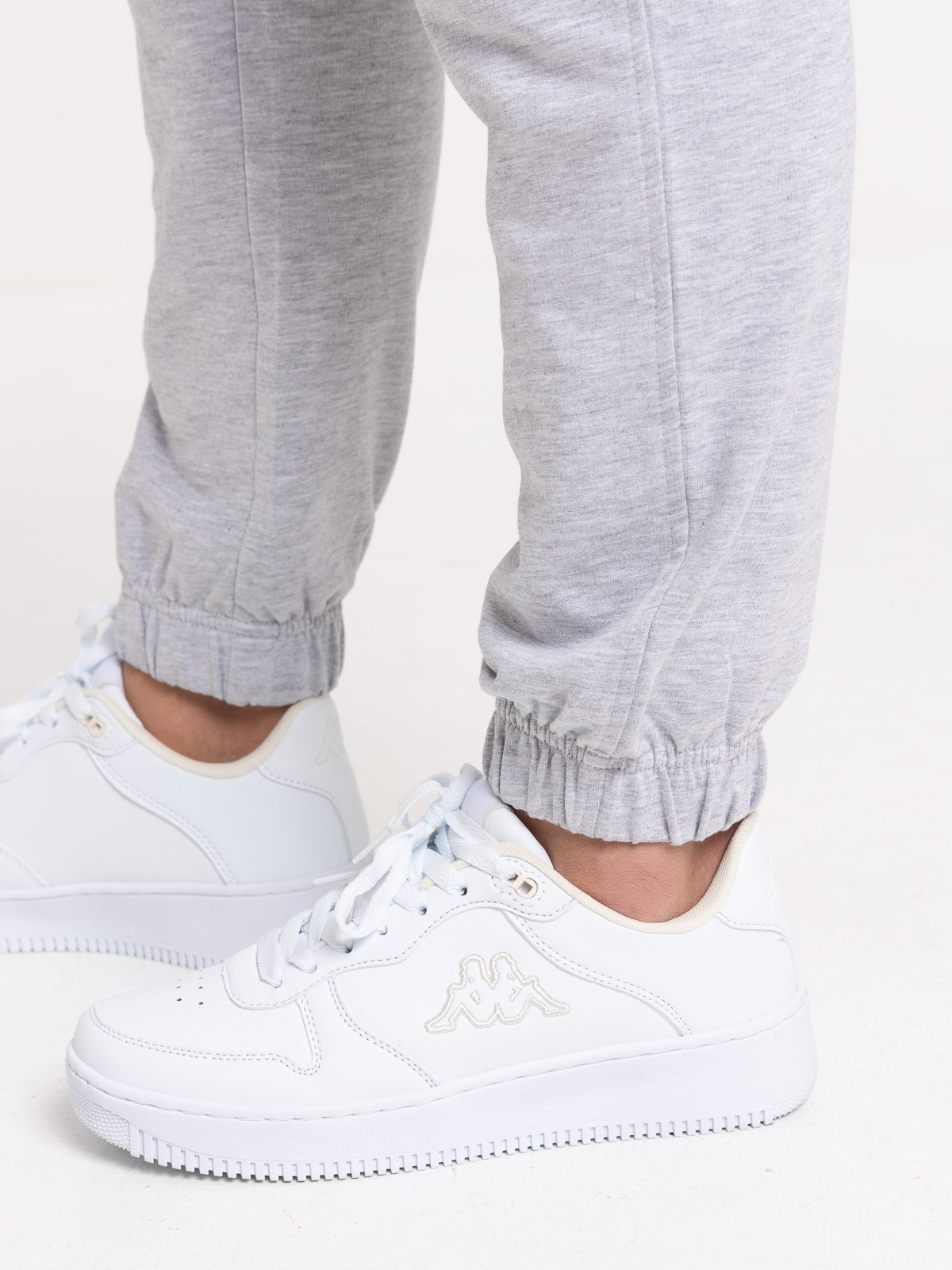 Pantalon sport gris chiné femme Pantalon sport gris chiné femme