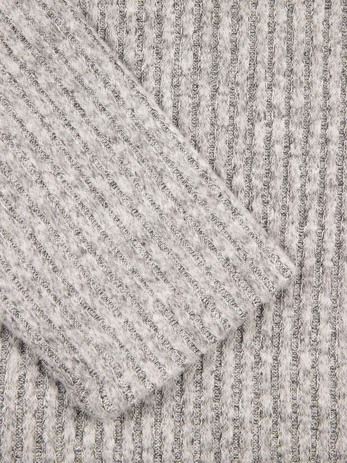 Pull court gris chiné fille (10-16A)