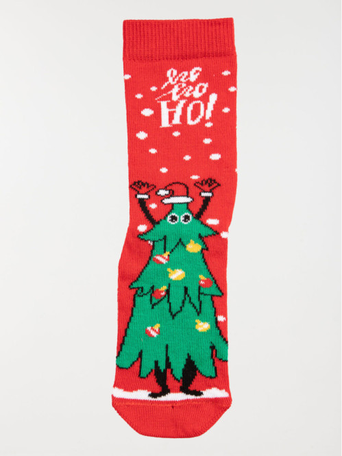 Lot 2 chaussettes Noël sapin garçon