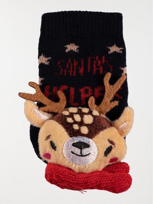 Chaussettes de Noël renne...