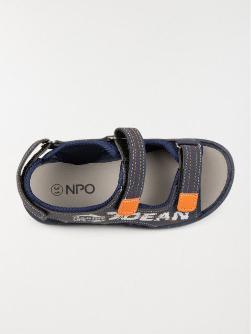 Nu-pieds imprimé océan...