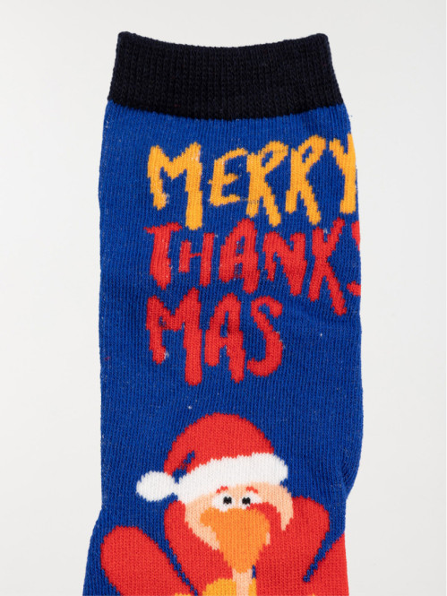 Chaussettes de Noël dinde...