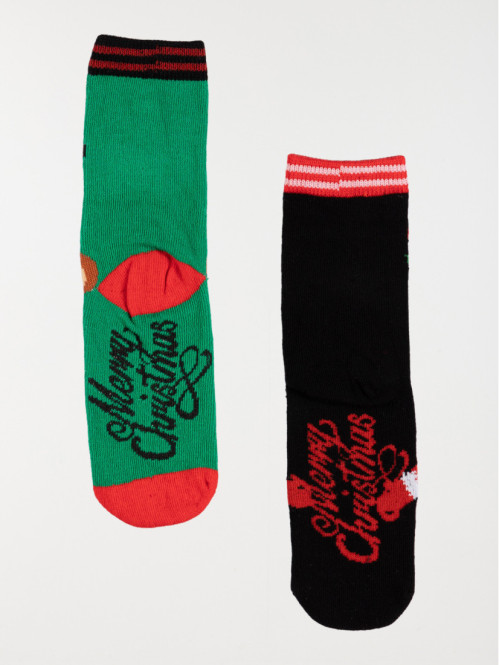 Chaussettes de Noël Père-Noël enfant