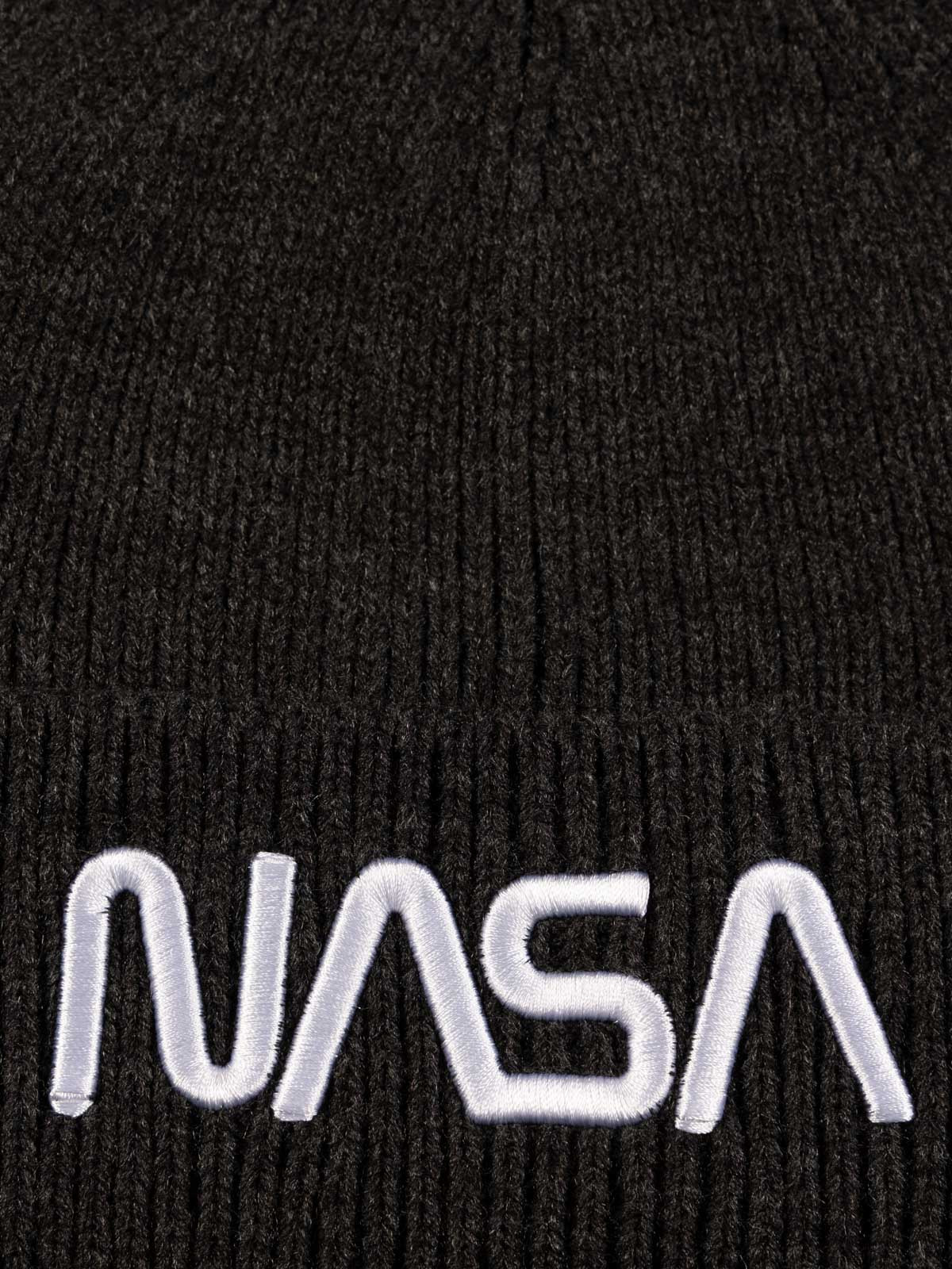 Bonnet NASA gris anthracite chiné homme