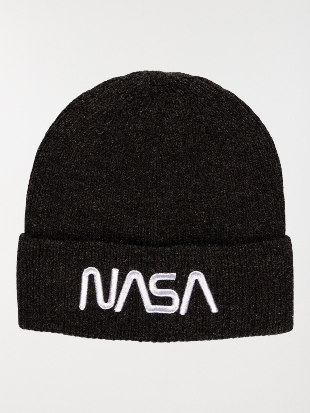 Bonnet NASA gris anthracite chiné homme