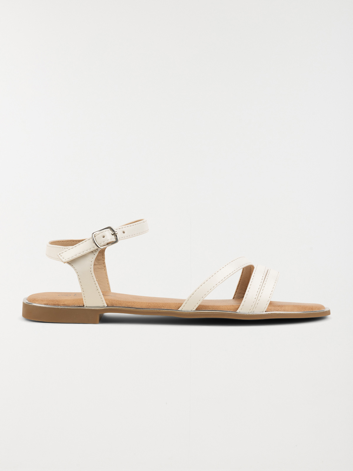 Sandale coloris blanc femme (36-41)