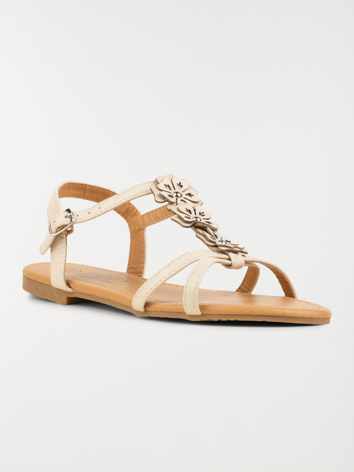 Sandales plates fleurs femme (37-42) Sandales plates fleurs femme (37-42)