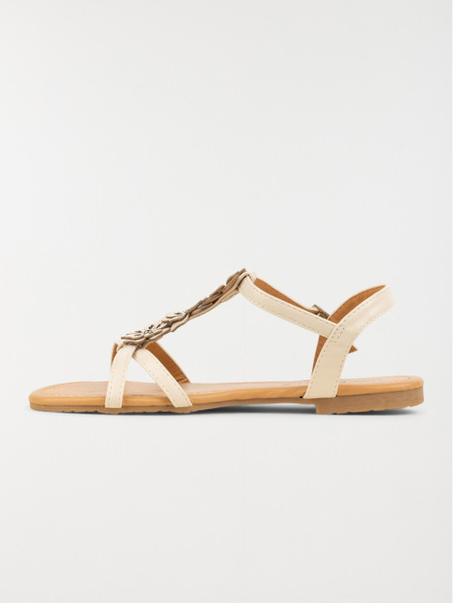 Sandales plates fleurs femme (37-42) Sandales plates fleurs femme (37-42)