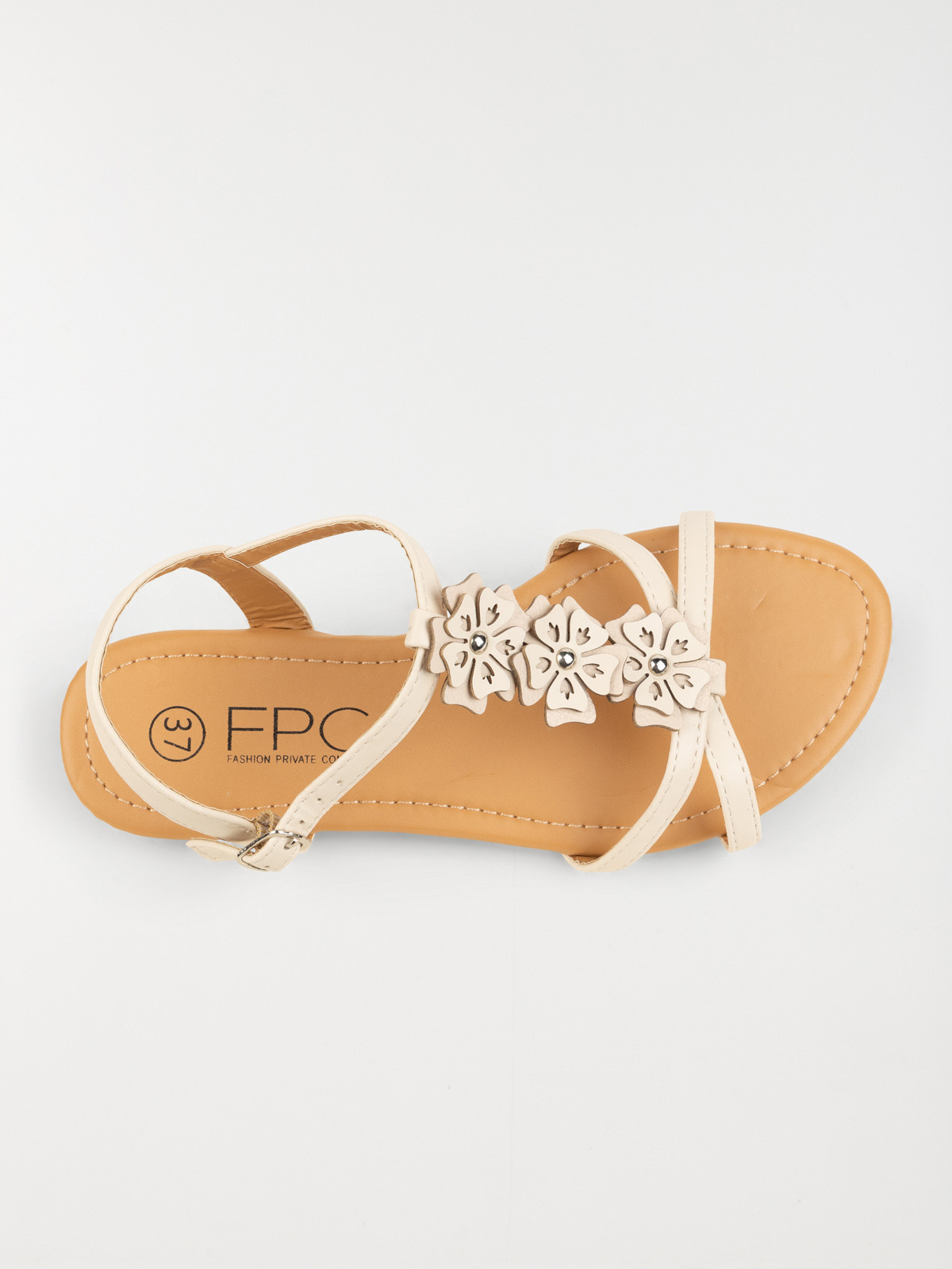 Sandales plates fleurs femme (37-42) Sandales plates fleurs femme (37-42)