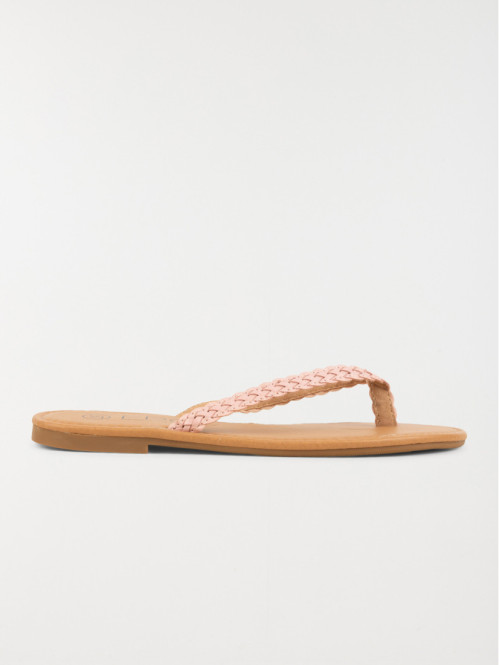 Mule plate rose femme (36-41)