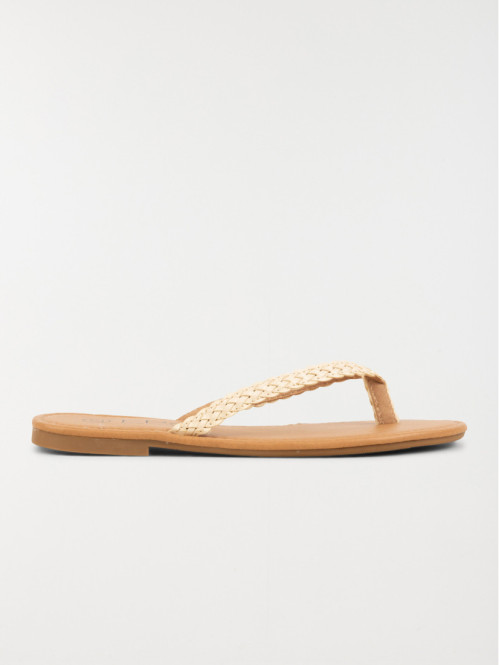 Mule plate beige femme (36-41)