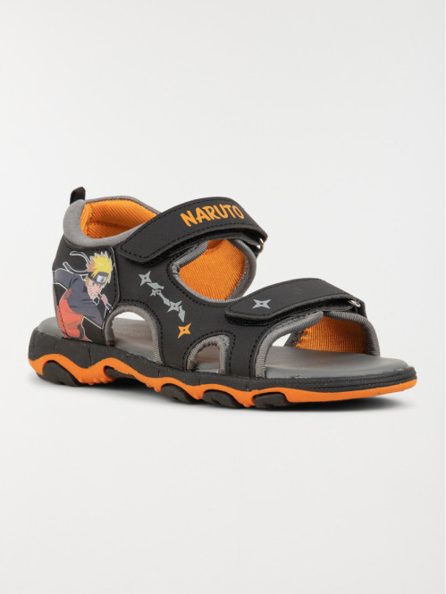 Nu-pieds Naruto noir garçon (31-37) Nu-pieds Naruto noir garçon (31-37)