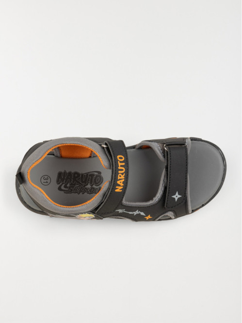 Nu-pieds Naruto noir garçon (31-37) Nu-pieds Naruto noir garçon (31-37)