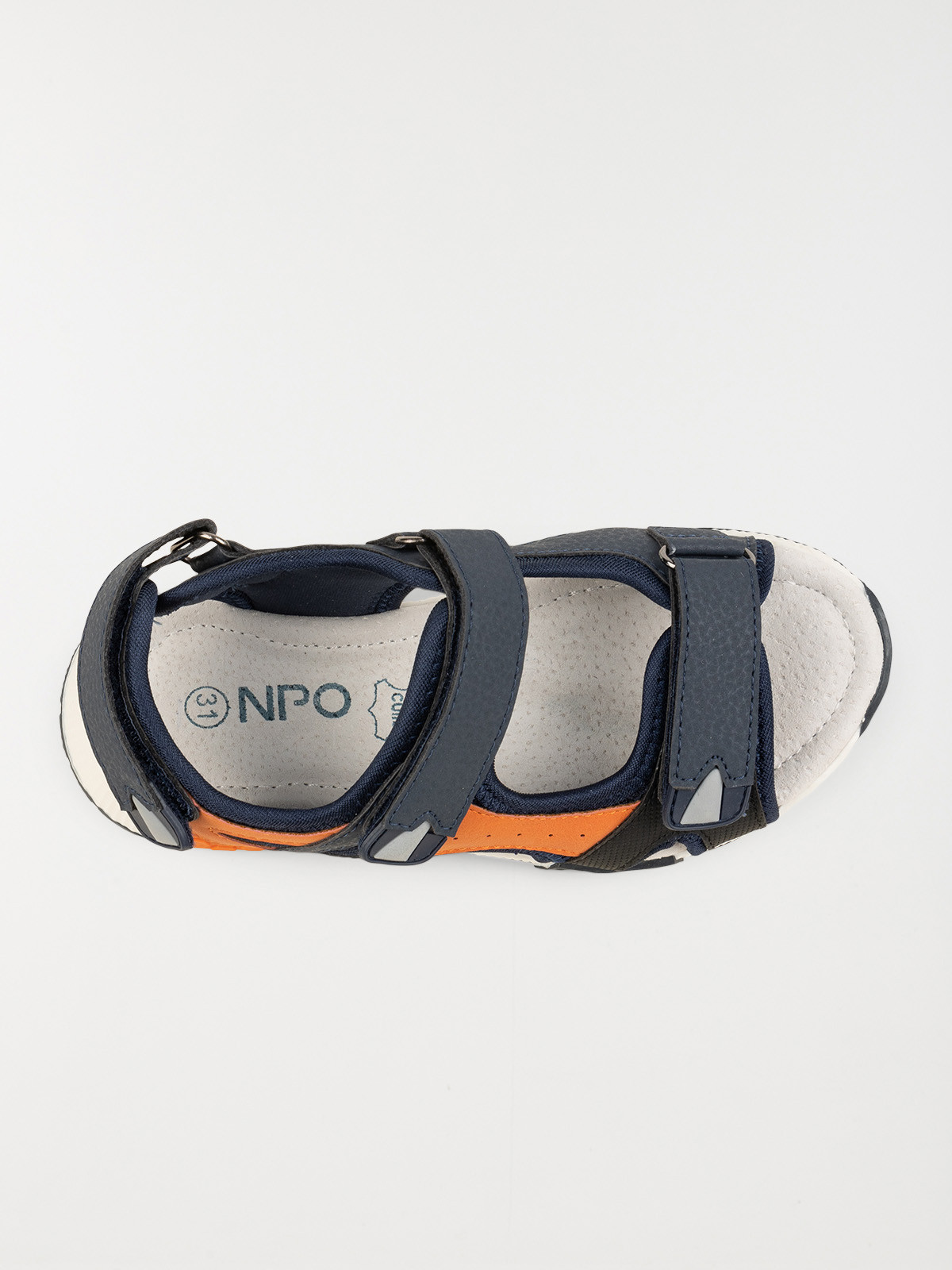 Nu-pieds orange et bleu garçon (31-35)