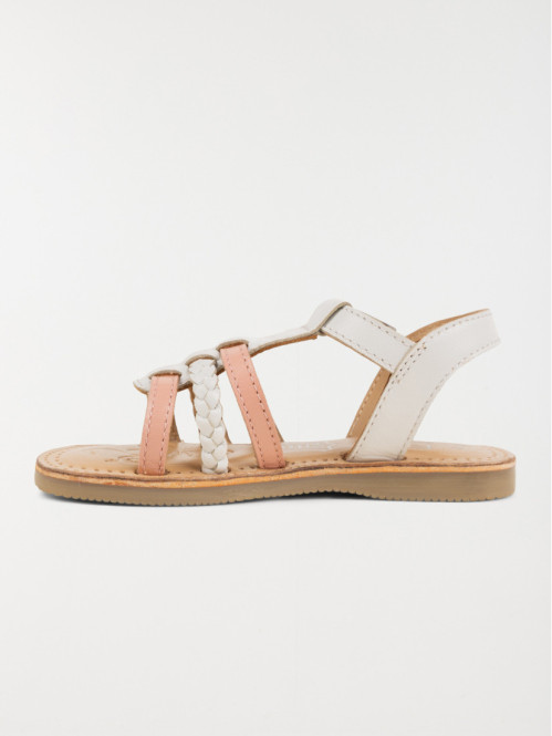 Nu-pied bride tressée fille (25-30) Nu-pied bride tressée fille (25-30)