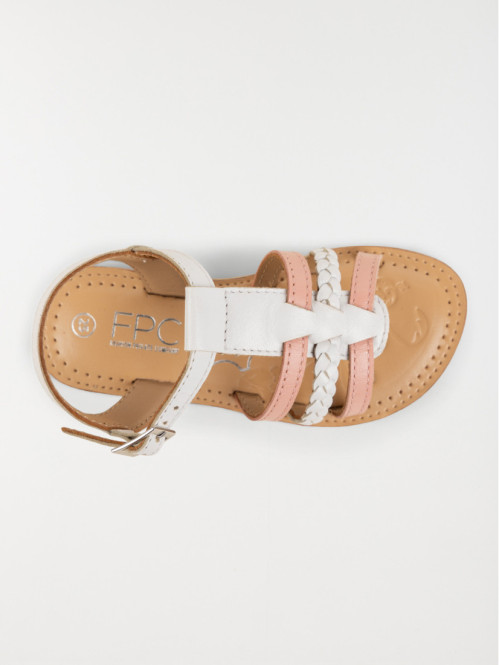 Nu-pied bride tressée fille (25-30) Nu-pied bride tressée fille (25-30)