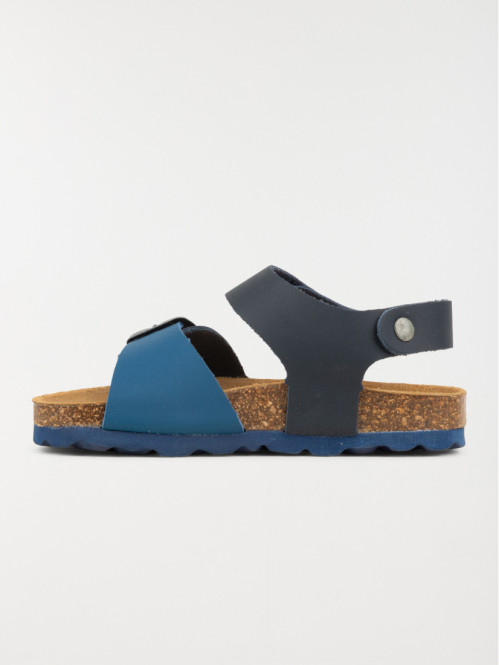 Nu-pieds navy avec boucle garçon (24-29) Nu-pieds navy avec boucle garçon (24-29)