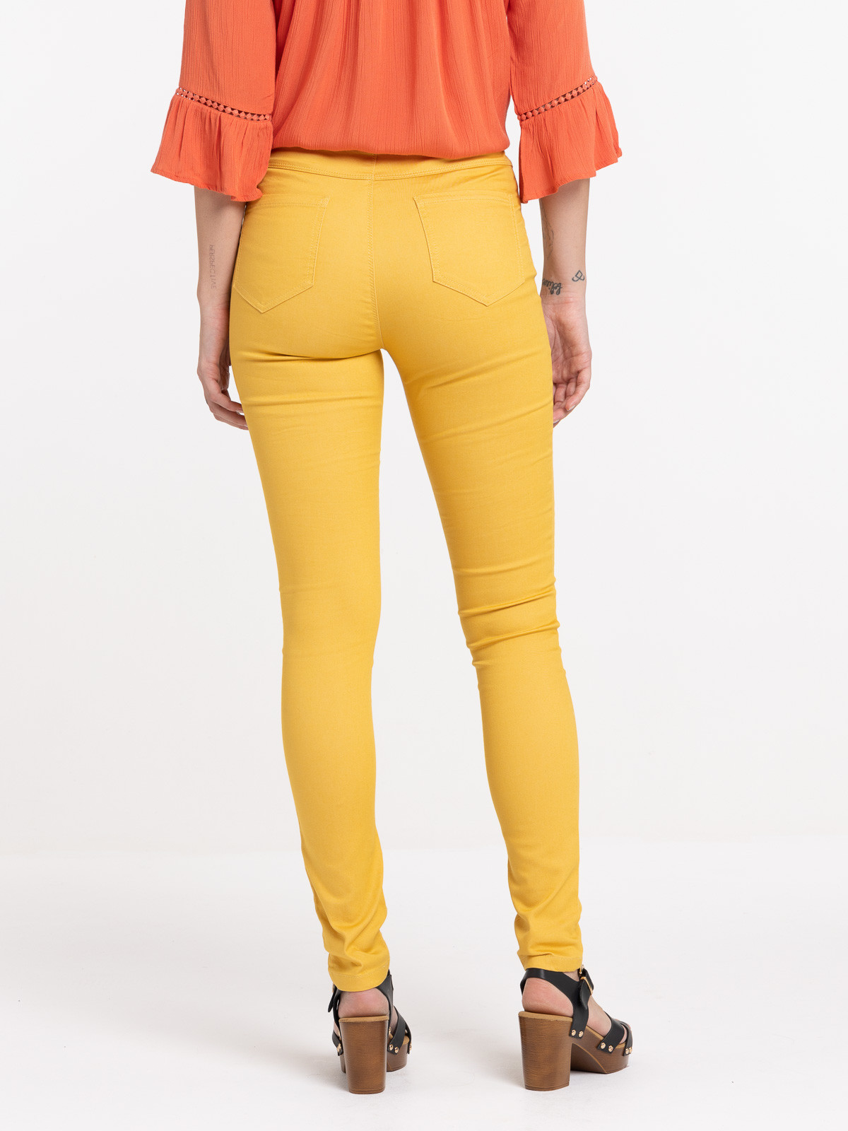 Jegging ocre jaune femme Jegging ocre jaune femme