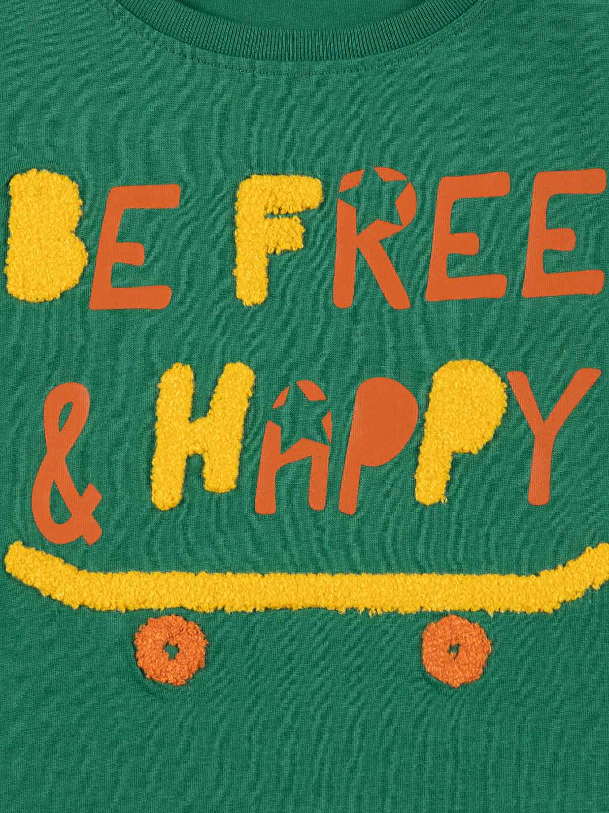 T-shirt vert sapin imprimé garçon (3-8A) T-shirt vert sapin imprimé garçon (3-8A)