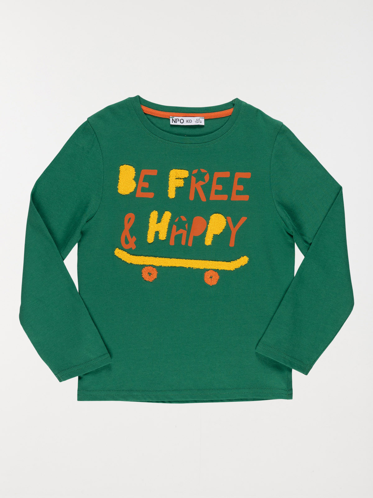 T-shirt vert sapin imprimé garçon (3-8A)
