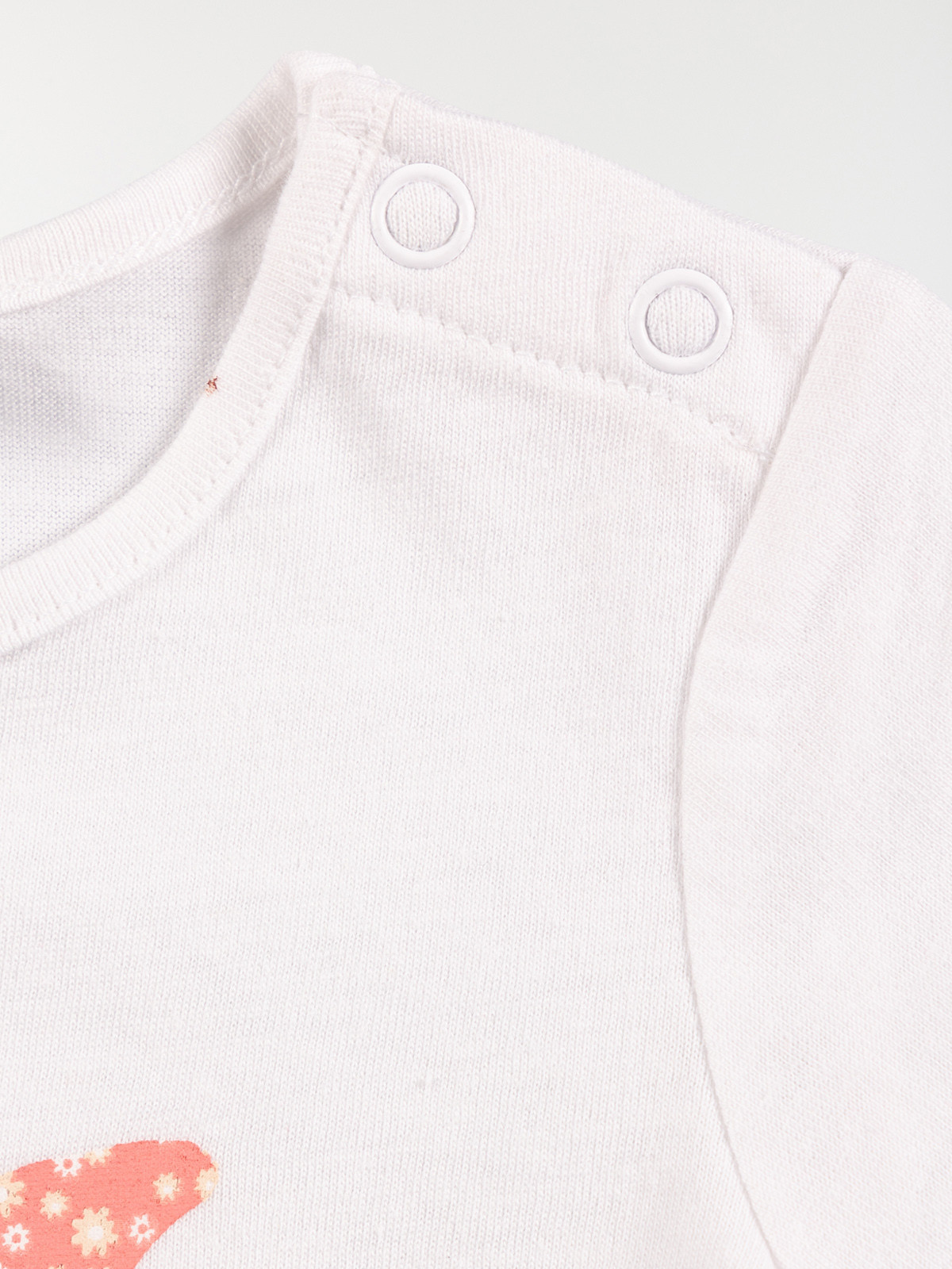T-shirt papillon fille blanc (3-24M) T-shirt papillon fille blanc (3-24M)