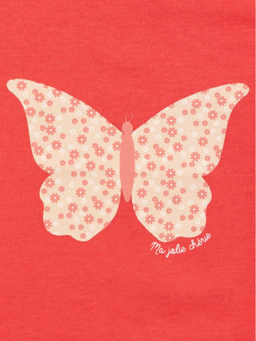 T-shirt papillon fille...