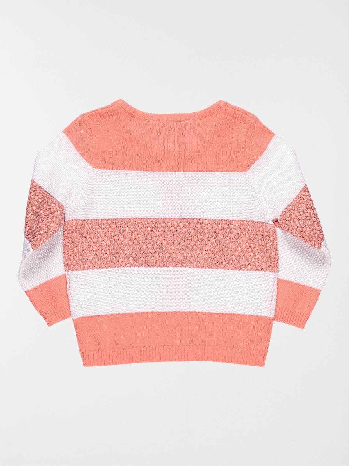 Gilet boutonné rayé fille (3-24M)