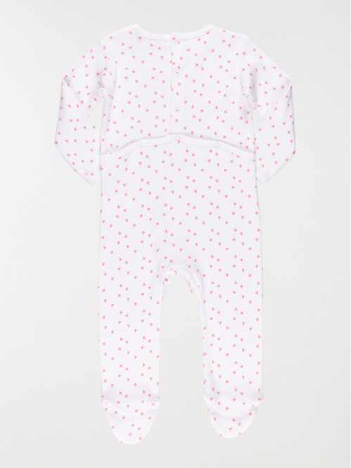 Dors bien motif coeur fille...