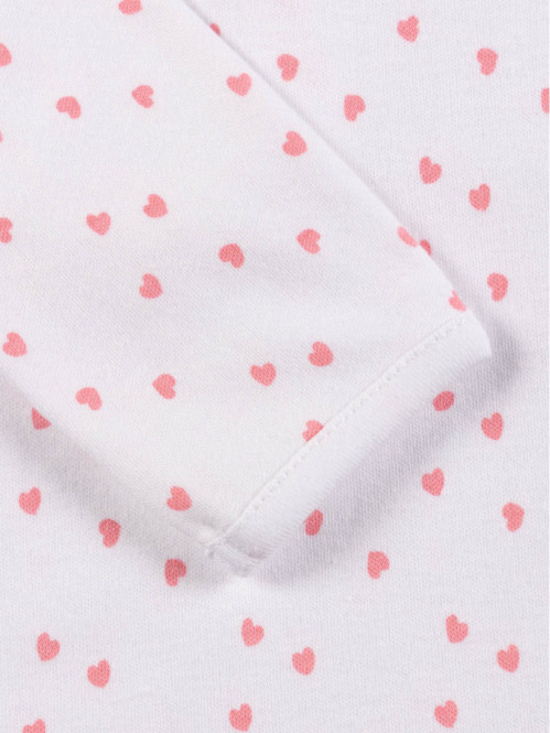 Dors bien motif coeur fille...