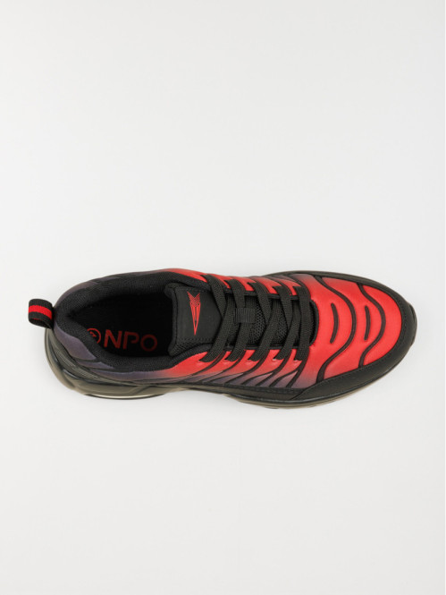 Basket sport noir et rouge homme (40-46)
