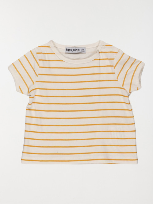 T-shirt rayé et salopette garçon (3-24M) T-shirt rayé et salopette garçon (3-24M)