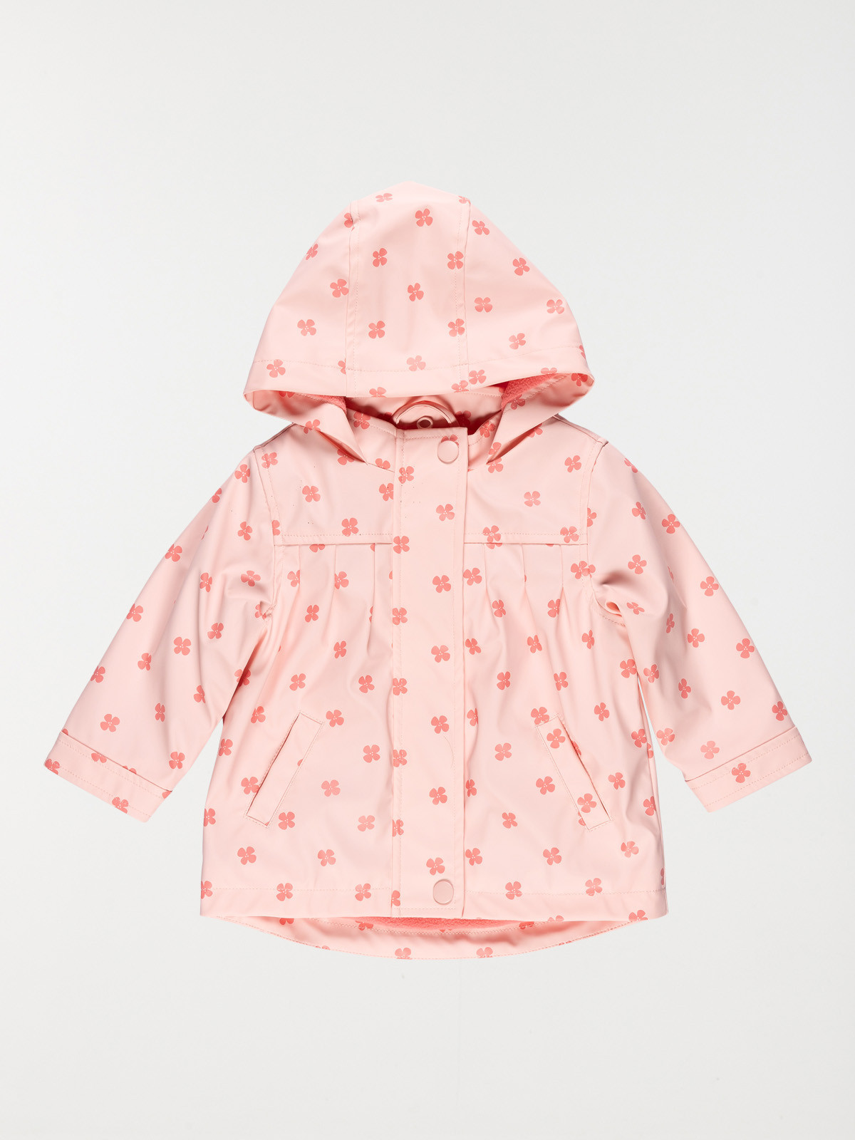 Ciré à capuche fleuri fille (3-24M)