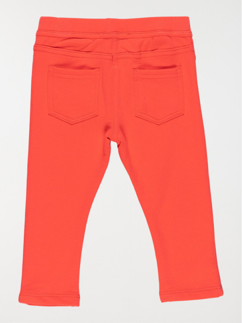 Jegging uni pastèque fille (3-24M) Jegging uni pastèque fille (3-24M)